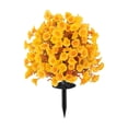 thumbnail image 2 of Artificial Morning Glory Stake, 20 Inch Anti Trap Disc Flower for Outdoor, Realistic Simulation Plant for Courtyard Scenery, Weather Resistant Ground Planting for Garden and Patio, 2 of 6