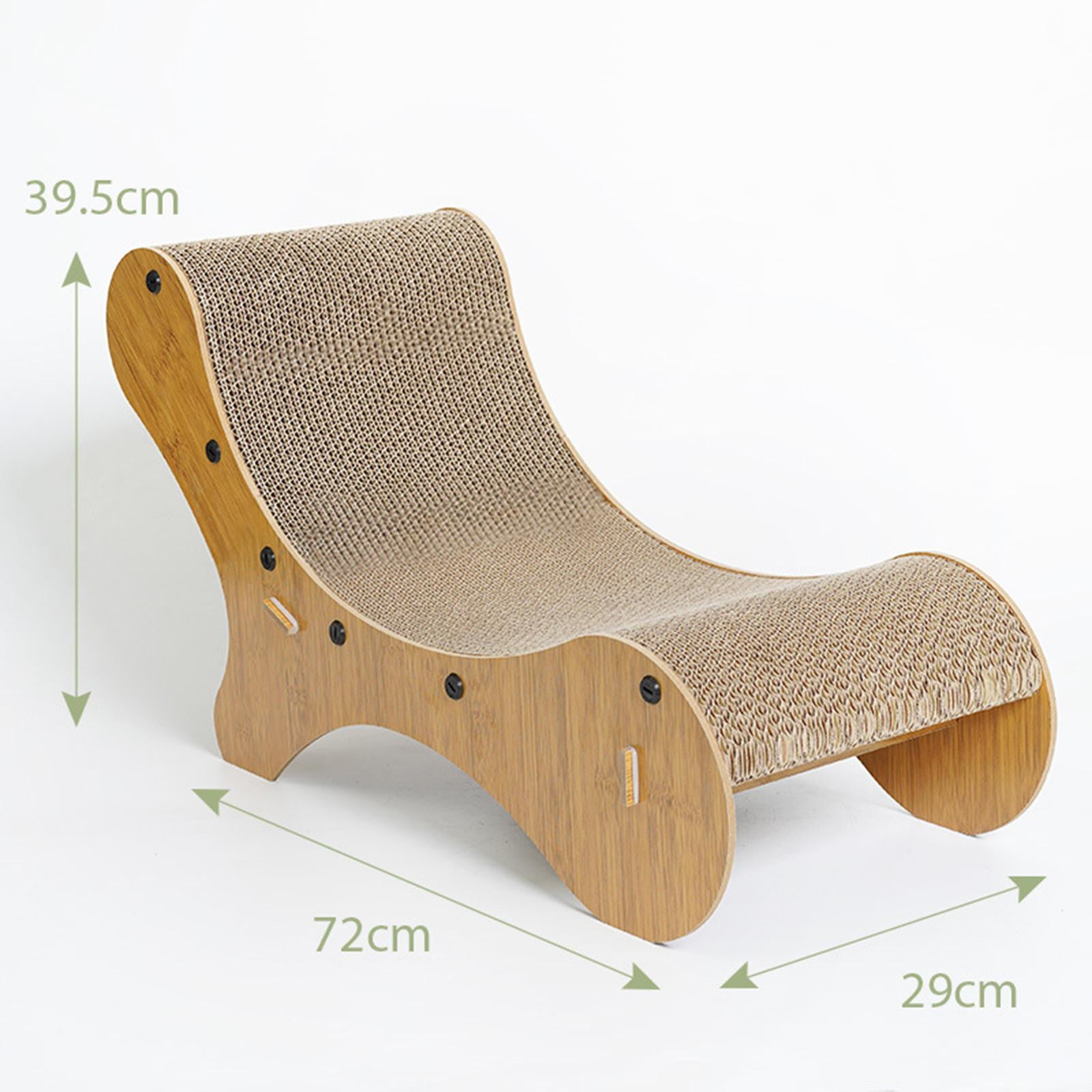 Cat Scratching Lounger Scratching Pad Couch Sleeping Sturdy Bed Nest Cat Scratcher Cardboard Sofa for Indoor Cats Gift Kitten Paws