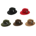 thumbnail image 4 of kurtrusly Classic Mens Top Hat With Exquisite Handmade Details Providing Safe Soft Woolen Hat Coffee, 4 of 6