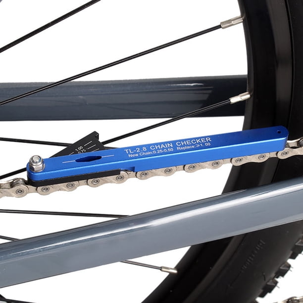 Lwuey - Indicateur D'Usure De Chaîne Vélo En Aluminium – Outil Précis Multifonction Pour VTT, Route, Vélo De Course | Testeur D'Élongation Facile à Utiliser