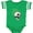 Football Green and White, variant on Inktastic Retro Skull Boys or Girls Baby Bodysuit