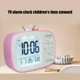thumbnail image 4 of Multifunctional Bedsides Alarm Clock Television With Snoozes Function Digital Alarm Clock For Children Student, 4 of 8