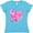 Aqua, variant on Inktastic Breast Cancer Awareness Pink Ribbon Around Heart Women's V-Neck T-Shirt