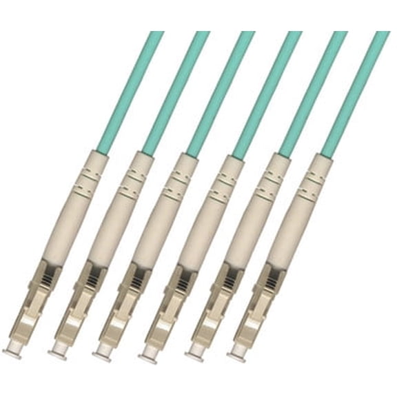 RiteAV - Direct Burial/Outdoor LC-LC 6-Strand Fiber Optic Cable - 10Gb Multimode (50/125) - 10M