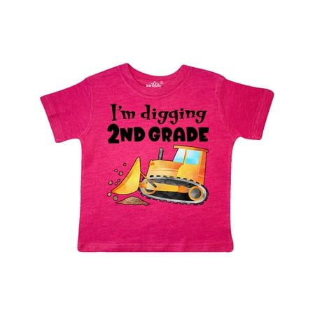 

Inktastic I m Digging 2nd Grade Construction Gift Toddler Boy or Toddler Girl T-Shirt