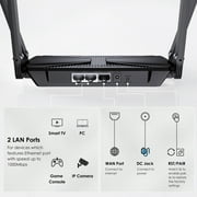 WiFi 6 AX3000 WiFi Router, Gigabit Mesh Router with MU-MIMO/Beamforming/OFDMA, Support 160MHz & IPv6
