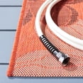 thumbnail image 3 of SAFAVIEH Courtyard Qendro Floral Indoor/Outdoor Area Rug, Terra Natural/Brown, 5'3" x 7'7", 3 of 9