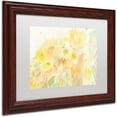 thumbnail image 2 of Trademark Fine Art "Amid Sunflowers" Canvas Art by Sheila Golden, White Matte, Wood Frame, 2 of 4