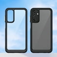 thumbnail image 2 of ShellTech Crystal Case for Samsung Galaxy A15 5G Slim Thin Soft TPU Bumper & Hard PC Back Shockproof Scratch Resistant Protective Phone Case for Galaxy A15,Black, 2 of 8
