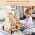 thumbnail image 4 of Andador de madera Montessori Pithfor con centro de actividades, 4 of 8