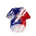 thumbnail image 5 of Dog Shirt, Lightweight Pet Clothes and Breathable Doggy Tee for Independence Day, Patriotic Apparel for Small to Extra Large Dogs, Multiple Colors and Sizes XS-5XL, 1pc, 5 of 6