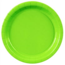Creative Converting Touch of Color 24 Count Paper Dinner Plates, Fresh Lime