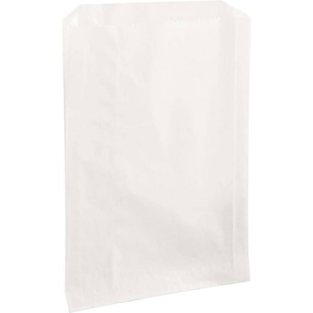 Bagcraft Papercon Fold Top Sandwich Bag, White, 2000 Ct