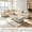 Beige, variant on Wakefit 110" L Shaped Sectional Sofa Set, Convertible Sleeper Sofa Bed with Ottoman, Corduroy Fabric Pull Out Sectional Couch, Hidden Storage Armrest, USB Ports & Cup Holders, Beige