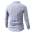 thumbnail image 6 of Awdenio Men's Shirts Long Sleeve Button Down Business Casual Shirts for Men Stripe Pattern, 6 of 7