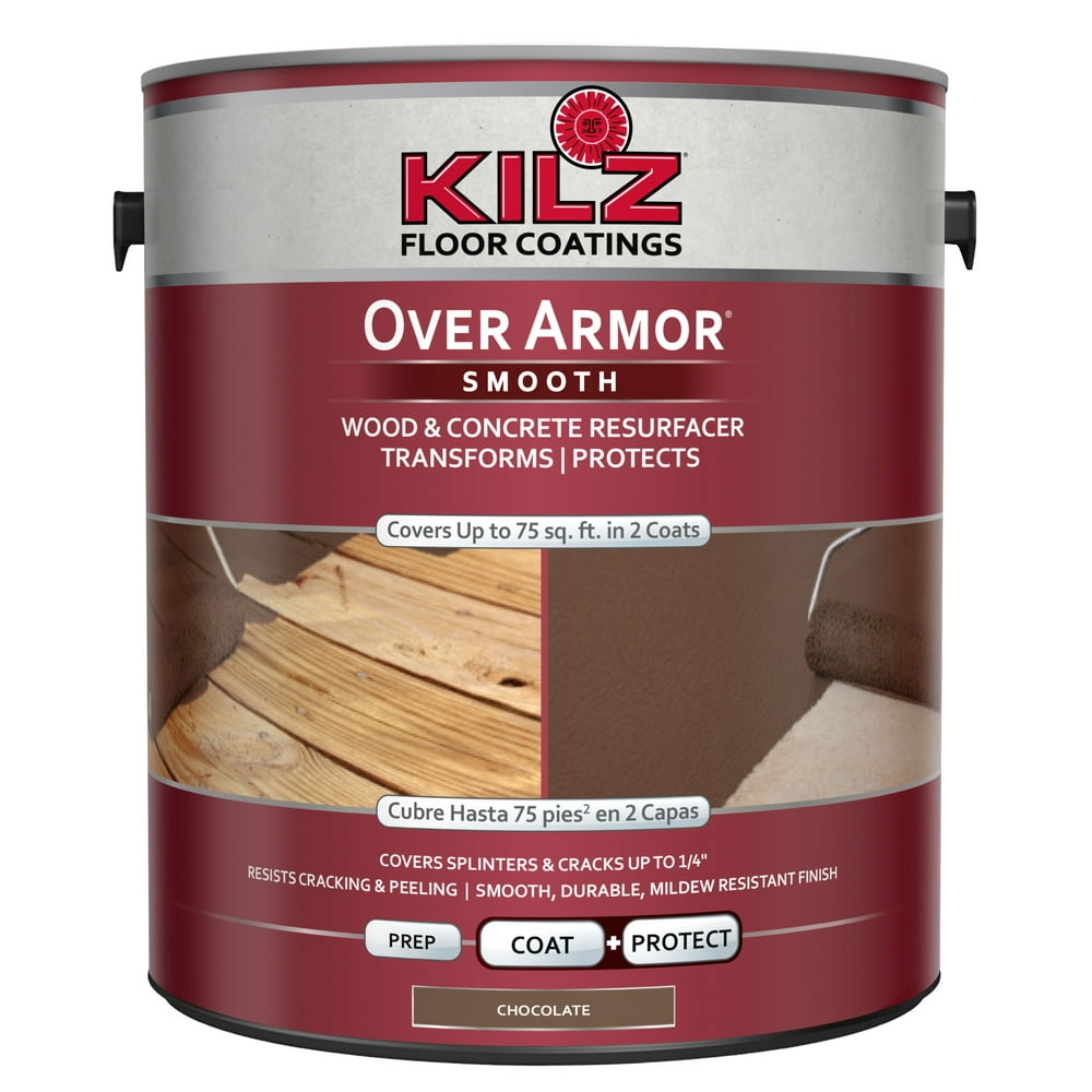 KILZ Over Armor Wood/Concrete Coating, 1 Gallon