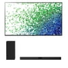 LG 50NANO80UPA 50" UHD NanoCell 4K Smart TV and LG SN5Y 2.1 Channel Soundbar and Subwoofer (2021)
