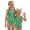 #A10-Green, variant on Abcomgle Baby Girl Swimsuit Ruffled Stretchy One Piece Swimsuits for Little Girls Cute Sunflower Print Bathing Suits for Girls