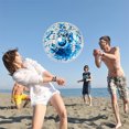 thumbnail image 3 of Pelota de playa inflable con purpurina. Pelota de playa con purpurina inflable de 23 6 pulgadas pelota de playa de juguete juguete de agua para fiestas de verano FLhrweasw Nuevo, 3 of 7