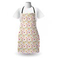 thumbnail image 3 of Gerber Daisy Apron, Colorful Blossoms of Chamomile Flower Family with Tulips on Curvy Green Stems, Unisex Kitchen Bib with Adjustable Neck for Cooking Gardening, Adult Size, Multicolor, by Ambesonne, 3 of 4