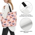 thumbnail image 3 of Balery Funny Chicken Bolsa Tote Estilo Estético con Cremalleras, Bolsa de Hombro, Bolsa de Compras Grande y Plegable, 3 of 8