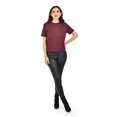 thumbnail image 4 of Blusa de punto con brillo /Juvenil, 0287 (Vino) vino CH, 4 of 6