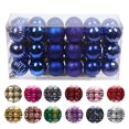 thumbnail image 4 of Bearachild 30 piezas de bolas de Navidad adornos inastillables decoraciones para árboles de Navidad juego de bolas colgantes para decoración de fiesta de Kits de decoración para fiestas azul real Bearachild HA007626-12B, 4 of 6