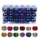 thumbnail image 4 of Bearachild 30 piezas de bolas de Navidad adornos inastillables decoraciones para árboles de Navidad juego de bolas colgantes para decoración de fiesta de Kits de decoración para fiestas azul real Bearachild HA007626-12B, 4 of 6