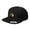 Black, variant on Snapback Hats for Men & Women Santa Claus Carrying Toys Embroidery Acrylic Flat Bill Baseball Cap Black Design Only