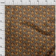 thumbnail image 3 of oneOone Viscose Jersey Tawny Brown Fabric Circus Sewing Fabric By The Yard Printed Diy Clothing Sewing Supplies 60 Inch Wide, 3 of 5