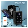 thumbnail image 2 of TTLOCK/Tuya Fingerprint Smart Key Lock Box Safes IP65 Waterproof Password Phone Control Wall Mount Keys Safe Storage Lock Box ,Security and Anti-Theft, 2 of 7