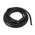 thumbnail image 1 of Tubo Envolvente Espiral Flexible Uxcell 12mmx14mm Cable Manejo Cordón 3 Metros Longitud Negro, 1 of 5