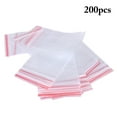 thumbnail image 1 of Coofit 200PCS Reclosable Bags Multifunctional Clear Plastic Bag Zip Lock Bags, 1 of 10