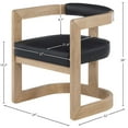 thumbnail image 3 of Meridian Furniture Manchester Black Dining Chair, 3 of 8