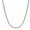 Silver, variant on 18K Gold Plated Cubic Zirconia Round 4MM Classic Tennis 18 Inches Chain Necklace For Women & Men