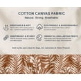 thumbnail image 5 of Soimoi Cotton Canvas Fabric by 3 Yard | Printed Leaves Design in Brown | 56 Inch Wide | Medium Weight, Durable Material for Upholstery, Bags, Curtains & Crafts, 5 of 7