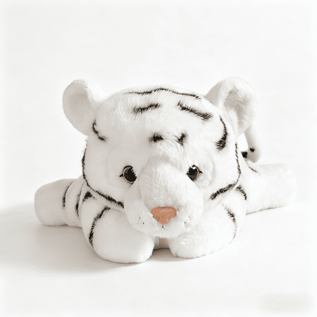 Almohada de Peluche de Tigre Chuddy, Almohada de Peluche de Animal Suave, Regalo de Peluches para Entusiastas de Animales Salvajes