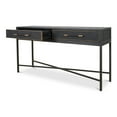thumbnail image 3 of Moe's Home Collection Mako Console Table Faux Leather Black, 3 of 10