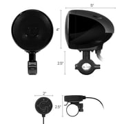 GoHawk AN4 All-in-One Built-in Amplifier 4 Waterproof Bluetooth Motorcycle Stereo Speakers Audio Amp System Harley ATV
