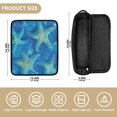 thumbnail image 3 of Hair Tools Storage with Heat Resistant Mat- Starfish Pattern Printed Curling Iron Travel Bag/Flat Iron Case for Women, 3 of 8