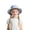Light Blue, variant on UPF 50+ Toddler Sun Hat with Adjustable Chin Strap Wide Brim Lightweight Fisherman Cap for Outdoor Beach Play and Summer Activities