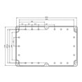 thumbnail image 4 of Khall 230*150*85mm Water-resistant White Plastic Enclosure Project Case DIY Junction Box,Enclosure Cabinet,Plastic Junction Box, 4 of 8