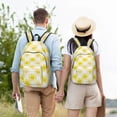 thumbnail image 4 of Travel Laptop Backpack - Yellow Sun Lightweight Canvas Backpack, Wear Resistant Computer Backpack Bag Fit {sizeName} Laptop for Men Women with Adjustable Padded Shoulder Straps, 4 of 6