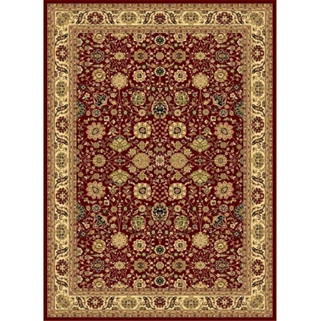 Rugs America 21988 2 ft. x 2 ft. 11 in. New Vision Tabriz Cherry Rectangular Area Rug