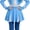Princess Costume#1, variant on Guvpev Halloween Princess Costume for G'irls, Halloween Cosplay Jumpsuit with Pantskirt & Gloves, Fancy Dress Up Outfit for Role Play, Birthday Party & School Stage Event