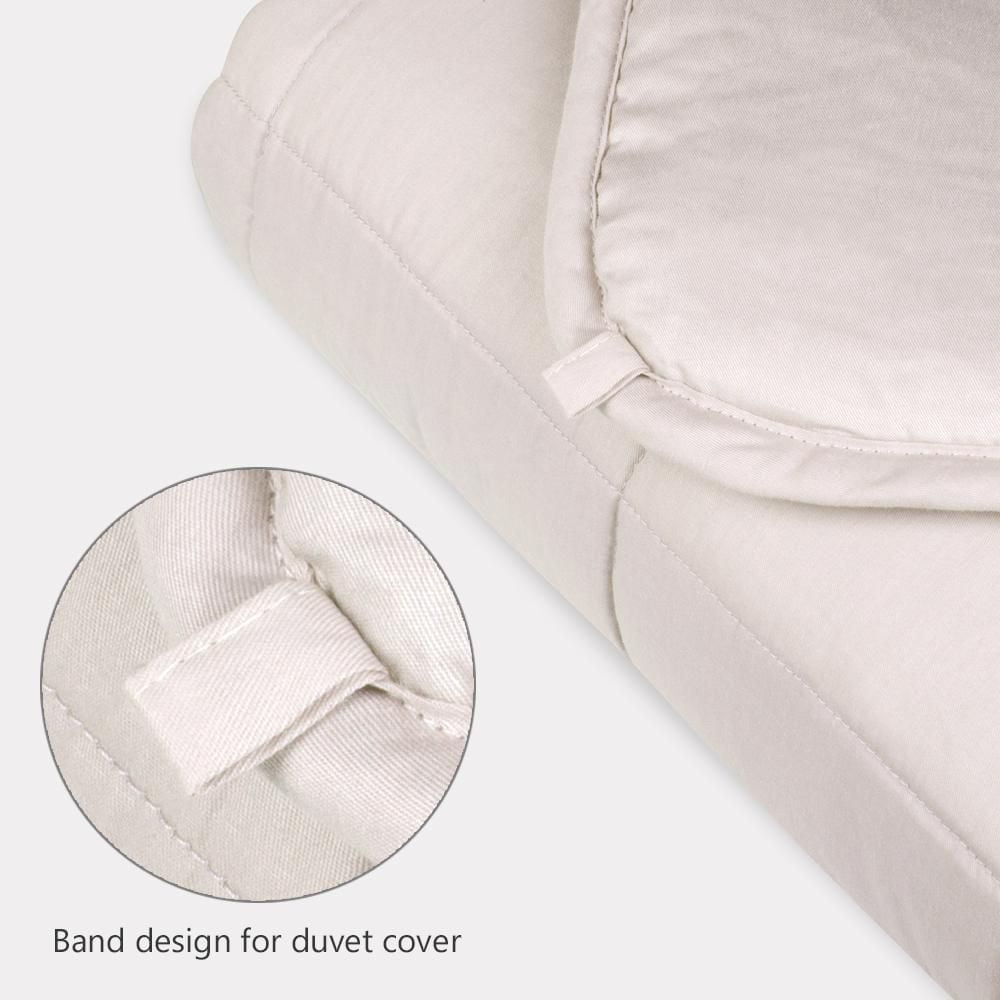NEX Microfiber Weighted Blanket with Removable Duvet Cover