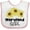 White and Pink, variant on Inktastic Maryland Girl Black Eyed Susans Flowers Girls Baby Bib