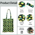 thumbnail image 5 of Cute Lemon Canvas Tote Bag – Reusable Grocery Bag with Vintage Yellow Fruit Print, Floral Design & Eco-Friendly Aesthetic for Summer and Everyday Use, 5 of 7