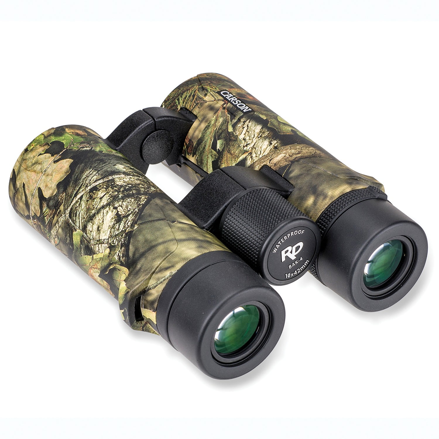 Carson RD Series 10x42mm Open-Bridge Compact Waterproof Binocular- Camouflage