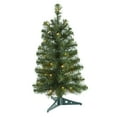 thumbnail image 3 of Nearly Natural 2' Green Artificial Christmas Tree with 35 LED Lights and 72 Bendable Branches, 3 of 7